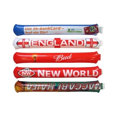 Sports Concert Cheering PE Thunder Stick Round Shape For Promotions