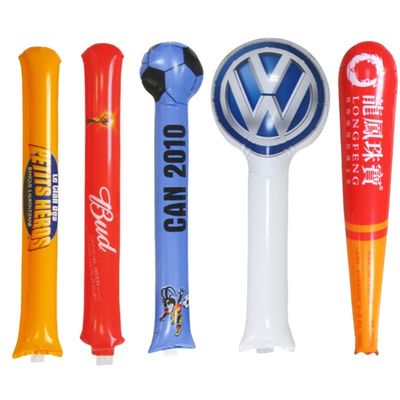 Custom Made Cheering PE Cheering Stick Creative Shape For Sports