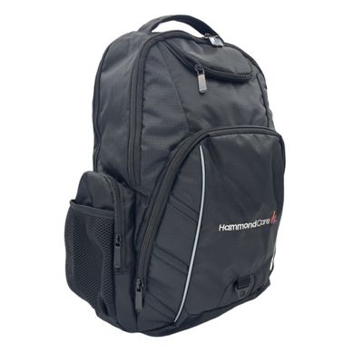 Embroidery Light Weight Backpack With Laptop Pouch Nylon Material For Traveling